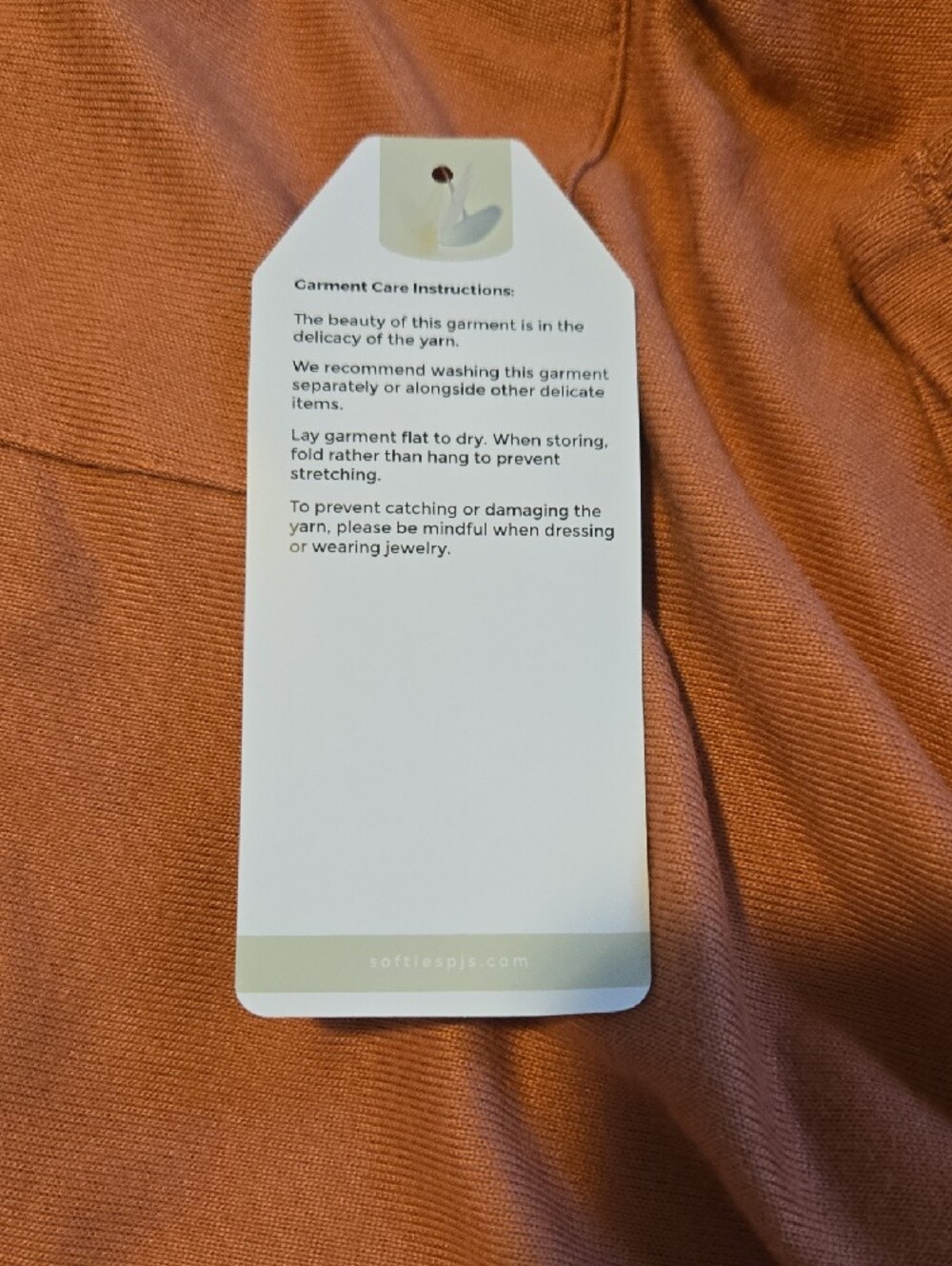 Softies Slouchy Tee Short Set In Copper Rose NWT - Picture 8 of 8